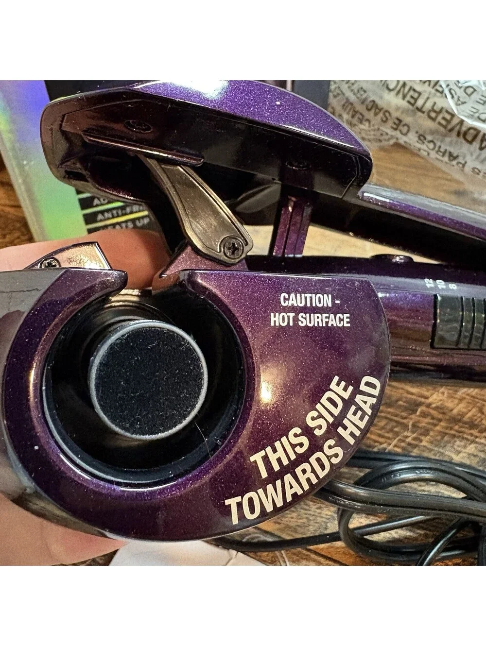 NEW Conair Infiniti Pro Curl Secret - Purple - 1 inch Tourmaline Ceramic CD203N